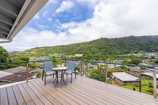 1681 Mahani Loop, Honolulu, HI 96819 - deck with a wooded view
