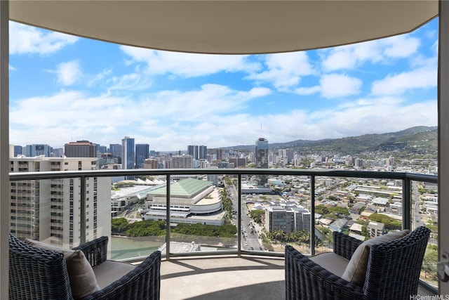 1837 Kalakaua Ave Unit 3106, Honolulu, HI 96815 - balcony featuring a city view and a mountain view