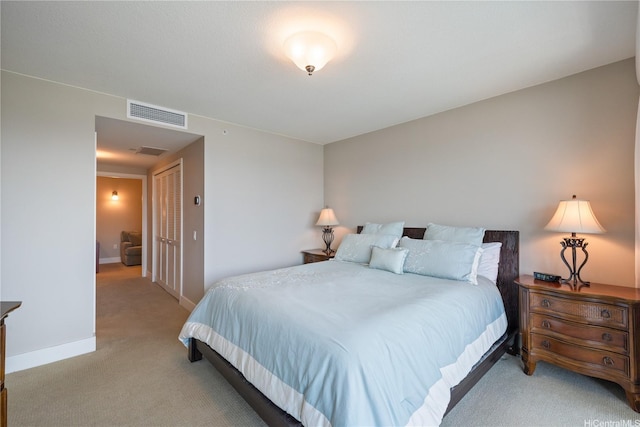 1837 Kalakaua Ave Unit 3106, Honolulu, HI 96815 - bedroom with light carpet, a closet, and baseboards