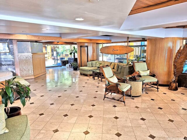 2425 Kuhio Ave Unit 410, Honolulu, HI 96815 - building lobby featuring wooden walls