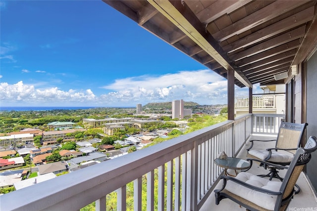 1492 Halekoa Dr, Honolulu, HI 96821 - balcony featuring a view of city