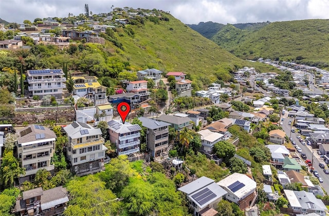 1492 Halekoa Dr, Honolulu, HI 96821 - aerial perspective of suburban area featuring mountains