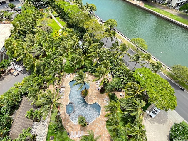 1551 Ala Wai Blvd Unit 1603, Honolulu, HI 96815 - aerial view of property's location with a pool area