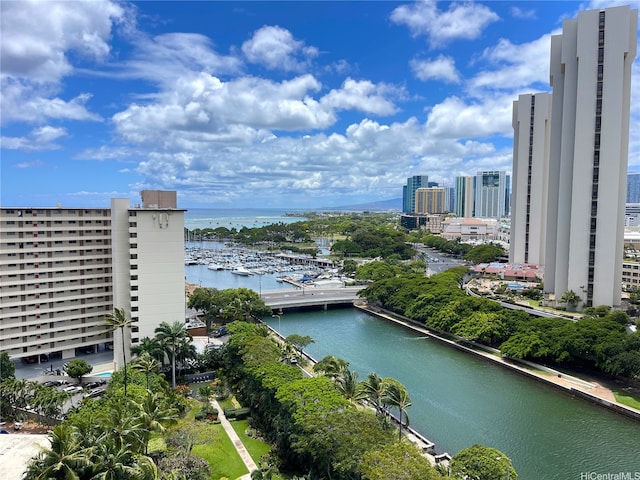 1551 Ala Wai Blvd Unit 1603, Honolulu, HI 96815 - water view featuring nearby urban area