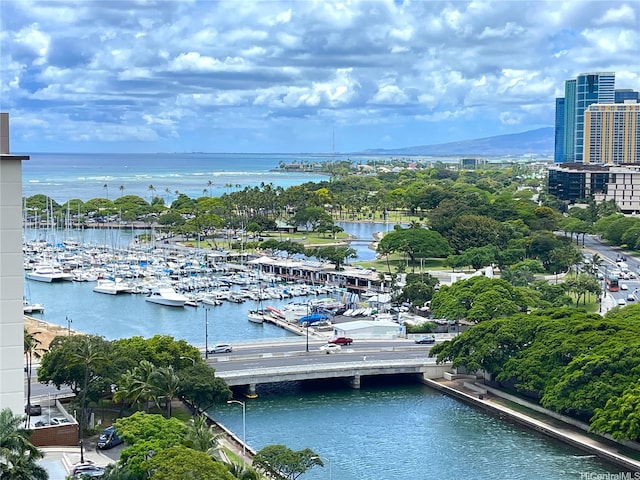 1551 Ala Wai Blvd Unit 1603, Honolulu, HI 96815 - water view with a marina