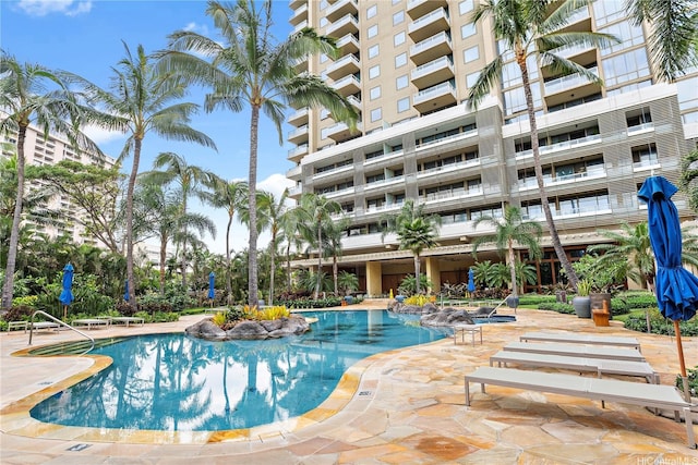 1551 Ala Wai Blvd Unit 1603, Honolulu, HI 96815 - community pool featuring a patio area