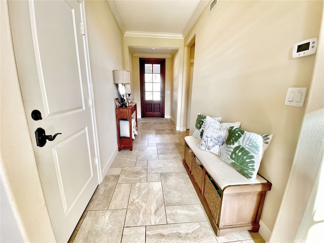 91-1103 Waikai St, Ewa Beach, HI 96706 - doorway featuring crown molding and baseboards