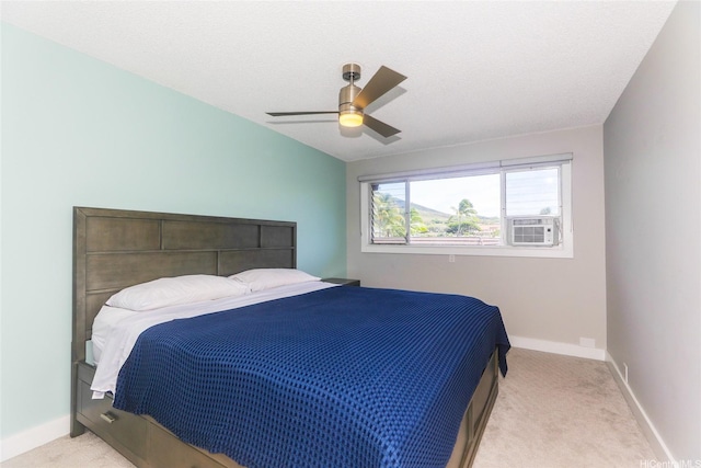 444 Lunalilo Home Rd Unit 226, Honolulu, HI 96825 - bedroom featuring light carpet, baseboards, and a ceiling fan