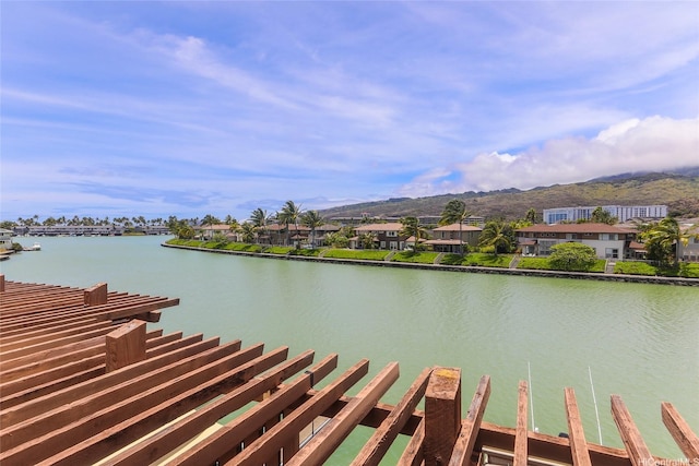 444 Lunalilo Home Rd Unit 226, Honolulu, HI 96825 - water view with a mountain backdrop and nearby suburban area