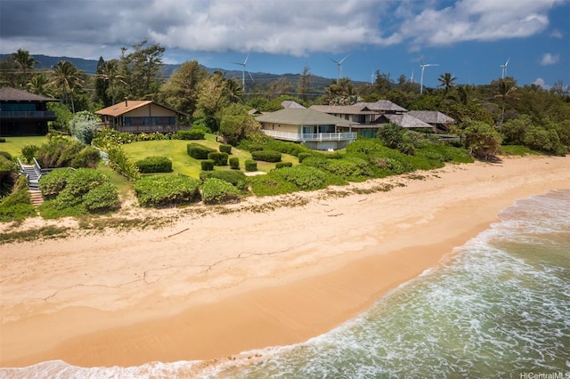 56-189 Kamehameha Hwy, Kahuku, HI 96731 - aerial view of property and surrounding area featuring extended coastline