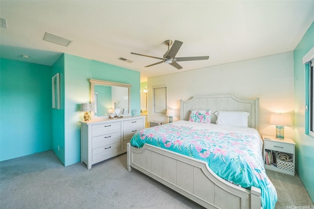 91-2222 Kanela St Unit T88, Ewa Beach, HI 96706 - bedroom with light colored carpet and a ceiling fan