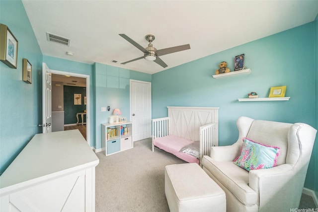 91-2222 Kanela St Unit T88, Ewa Beach, HI 96706 - bedroom with carpet flooring, a ceiling fan, and baseboards