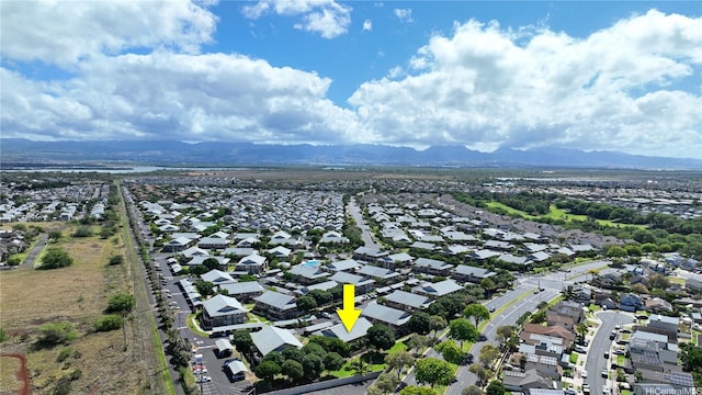 91-540 Puamaeole St Unit 49D, Ewa Beach, HI 96706 - aerial perspective of suburban area featuring mountains