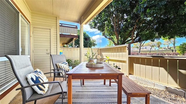 91-540 Puamaeole St Unit 49D, Ewa Beach, HI 96706 - deck with a fenced backyard and a patio area