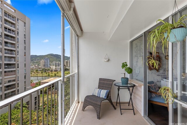 419 Keoniana St Unit 1003, Honolulu, HI 96815 - balcony featuring a mountain view and a view of city
