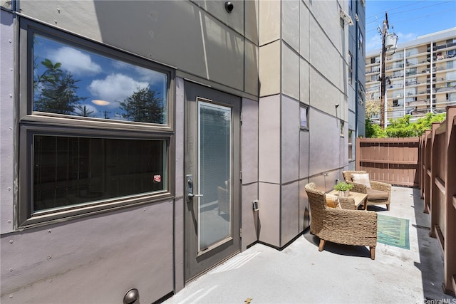 1310 Pensacola St Unit 106, Honolulu, HI 96814 - doorway to property with fence and a patio