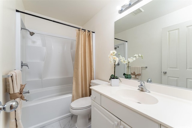 91-1031 Kaimalie St Unit 4P4, Ewa Beach, HI 96706 - bathroom with toilet, vanity, and shower / tub combo with curtain