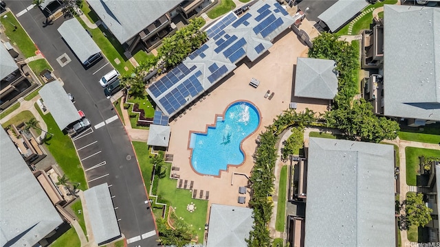 91-1059 Puaniu St Unit 21T, Ewa Beach, HI 96706 - aerial view of a pool