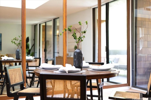 333 Aoloa St Unit 329, Kailua, HI 96734 - dining room with plenty of natural light and floor to ceiling windows