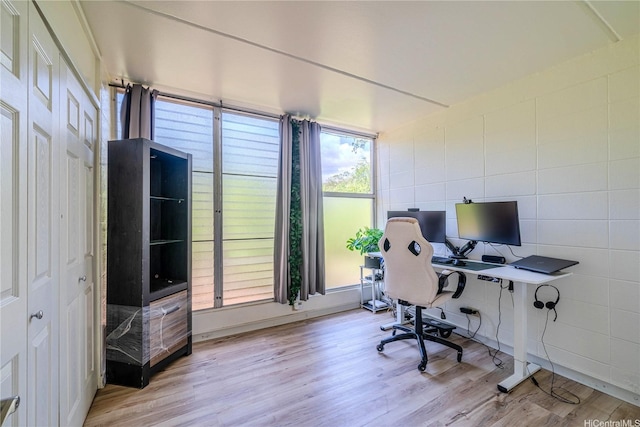 95-024 Waihau St Unit 16A, Mililani, HI 96789 - office space featuring wood finished floors and healthy amount of natural light