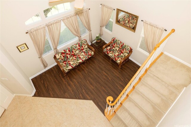 91-1104 Kaileonui St, Ewa Beach, HI 96706 - staircase featuring baseboards