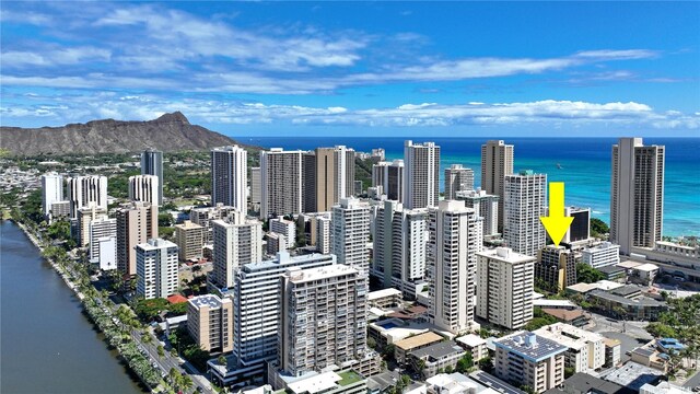 2425 Kuhio Ave Unit 603, Honolulu, HI 96815 - drone / aerial view of a nearby body of water