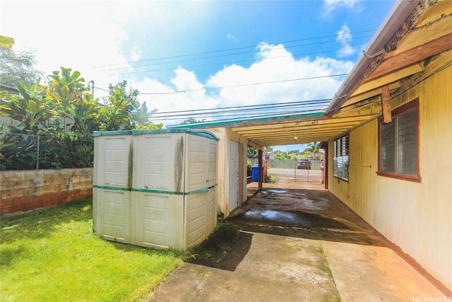 1313 Whitmore Ave, Wahiawa, HI 96786 - view of outdoor structure with a carport