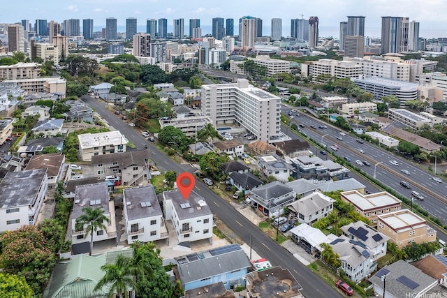 332 Iolani Ave, Honolulu, HI 96813 - drone / aerial view of a view of skyline