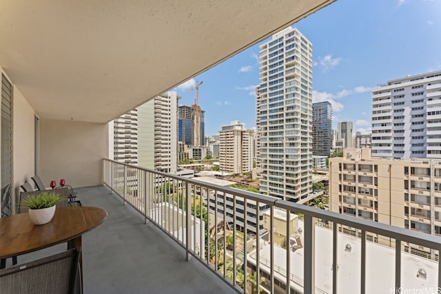 2452 Tusitala St Unit 1101, Honolulu, HI 96815 - balcony featuring a view of city