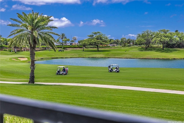91-1338 Kaiokia St, Ewa Beach, HI 96706 - surrounding community featuring a water view, golf course view, and a lawn