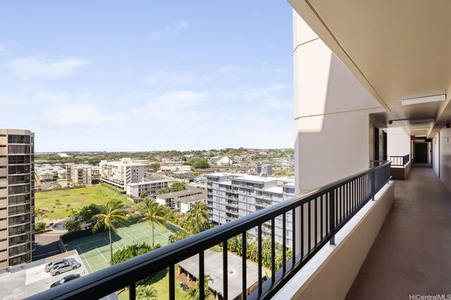 5070 Likini St Unit 1409, Honolulu, HI 96818 - balcony with a view of city