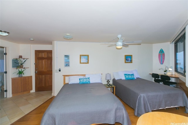 1700 Ala Moana Blvd Unit 1601, Honolulu, HI 96815 - bedroom featuring ceiling fan