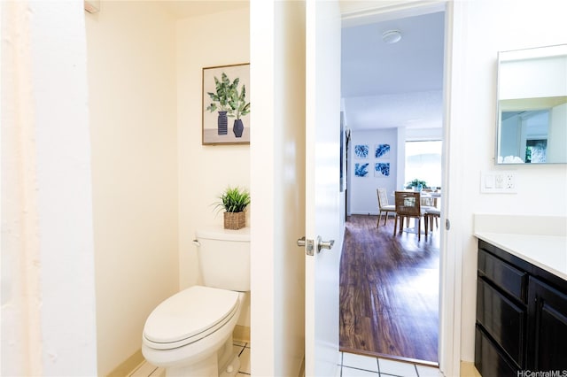217 Prospect St Unit A14, Honolulu, HI 96813 - half bathroom with vanity and wood finished floors