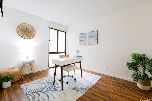 217 Prospect St Unit A14, Honolulu, HI 96813 - office space with wood finished floors and a textured ceiling