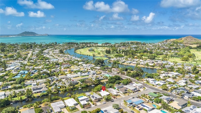 520 Papalani St, Kailua, HI 96734 - aerial view of residential area with a nearby body of water
