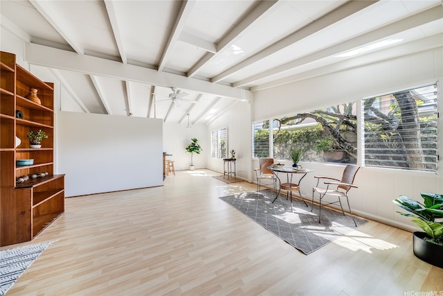 520 Papalani St, Kailua, HI 96734 - sitting room with healthy amount of natural light, light wood-type flooring, and a ceiling fan