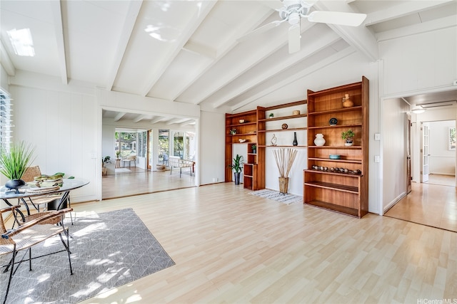 520 Papalani St, Kailua, HI 96734 - living area with light wood-style floors and a ceiling fan