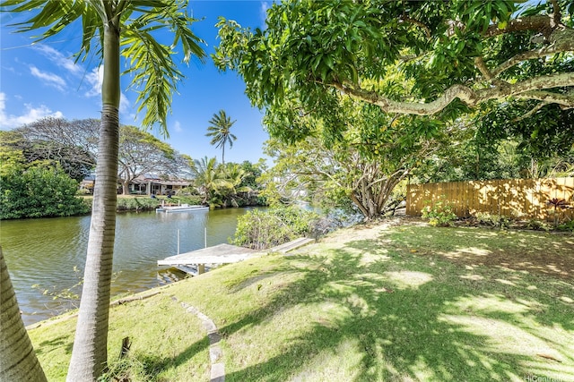 520 Papalani St, Kailua, HI 96734 - dock featuring a water view