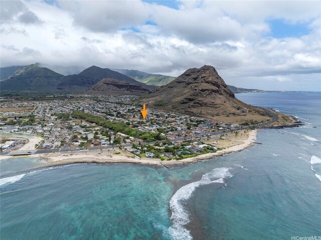 87-888 Waapuhi St, Waianae, HI 96792 - bird's eye view of a water and mountain view