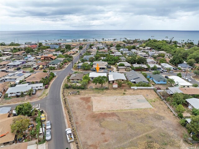87-888 Waapuhi St, Waianae, HI 96792 - aerial overview of property's location with a large body of water and nearby suburban area