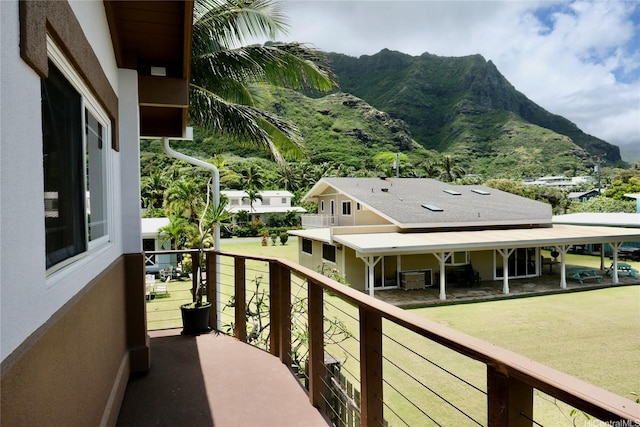 51-416 Kamehameha Hwy Unit A, Kaaawa, HI 96730 - balcony with a mountain view