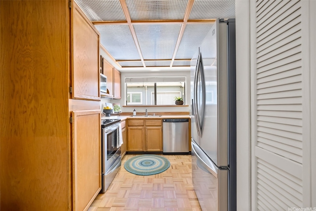 521 Prospect St, Honolulu, HI 96813 - kitchen featuring appliances with stainless steel finishes, a sink, and light countertops