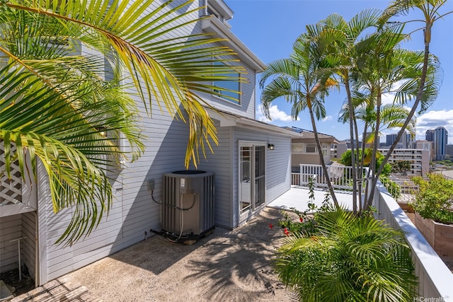 521 Prospect St, Honolulu, HI 96813 - view of side of property featuring central AC unit and a balcony