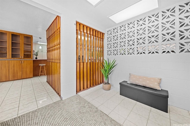 94-860 Kuhaulua St, Waipahu, HI 96797 - hall with light tile patterned floors