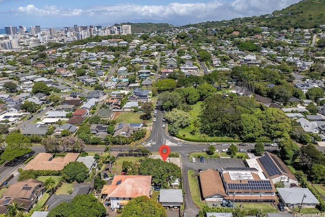 2137 Oahu Ave, Honolulu, HI 96822 - aerial view of property's location with nearby suburban area