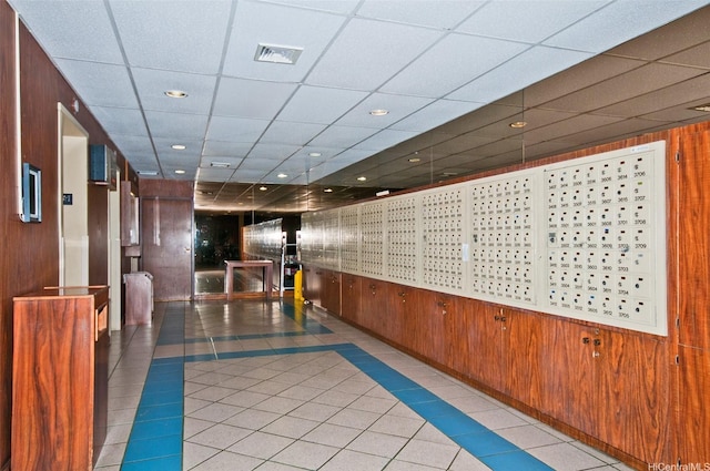 400 Hobron Ln Unit 1109, Honolulu, HI 96815 - community lobby with recessed lighting, wood walls, and a paneled ceiling