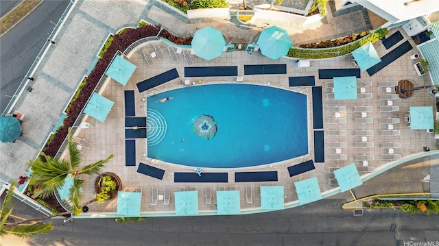 1777 Ala Moana Blvd Unit 1517, Honolulu, HI 96815 - bird's eye view of a pool area