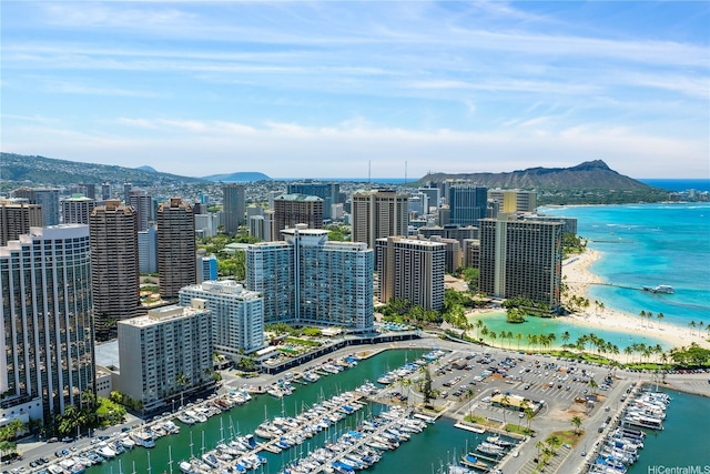 1777 Ala Moana Blvd Unit 1517, Honolulu, HI 96815 - view of urban area with a nearby body of water and numerous boat docks