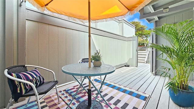 98-1451 Kaahumanu St Unit B218, Aiea, HI 96701 - view of wooden deck