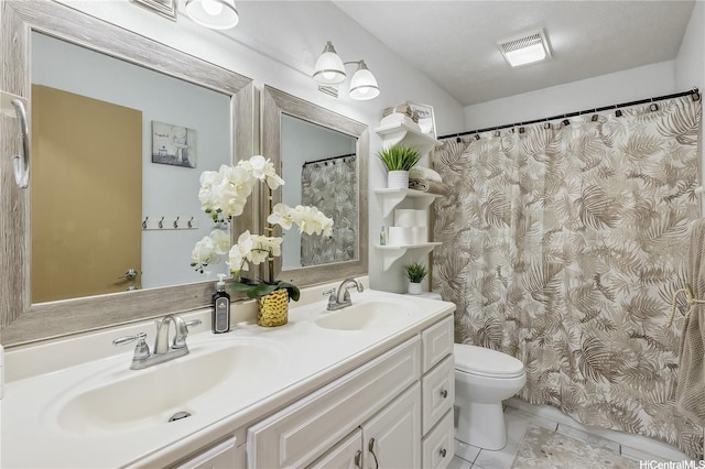 94-1090 Kuhaulua St, Waipahu, HI 96797 - full bath featuring double vanity and a shower with curtain